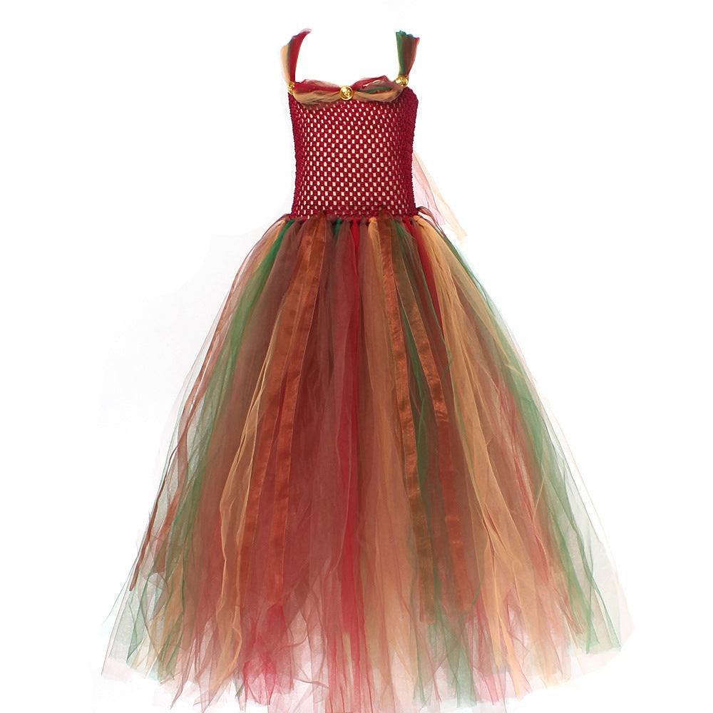 Fairy Princess Gauze Dress Full Skirt With or Without Wing set