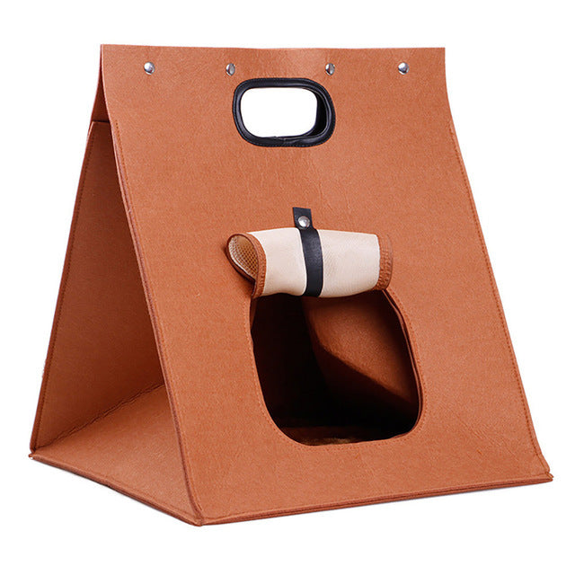 Outing Felt Pet Tent Bed