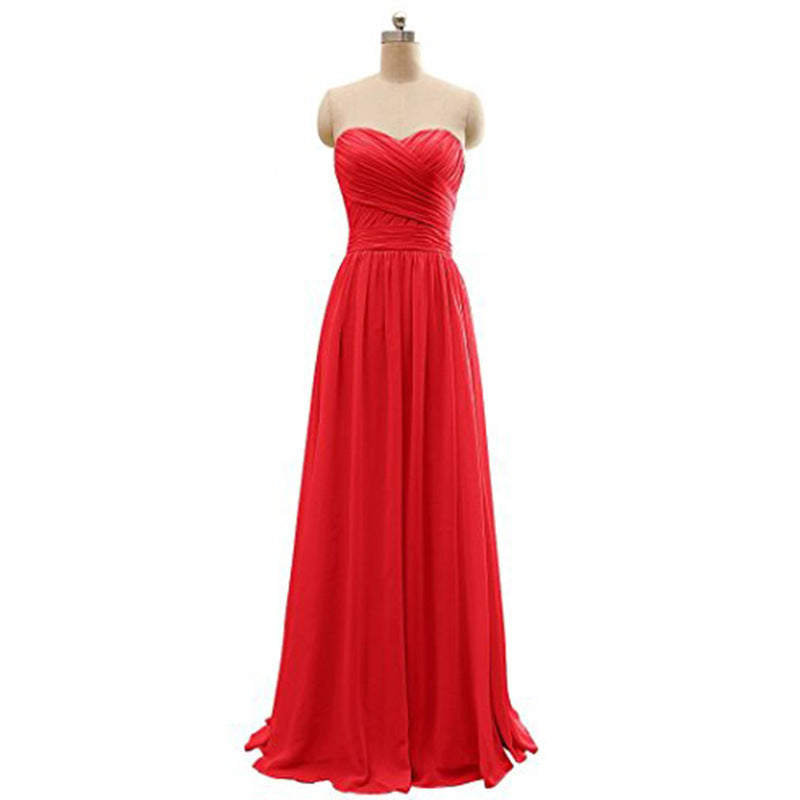 One Shoulder Flowy Slim Aline Gown