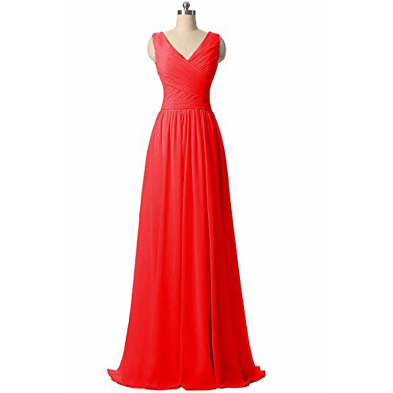 One Shoulder Flowy Slim Aline Gown