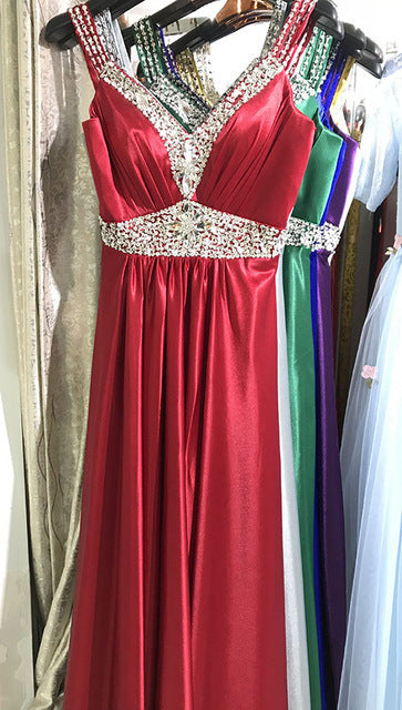 Women Sleeveless Sexy A-Line Formal Gown