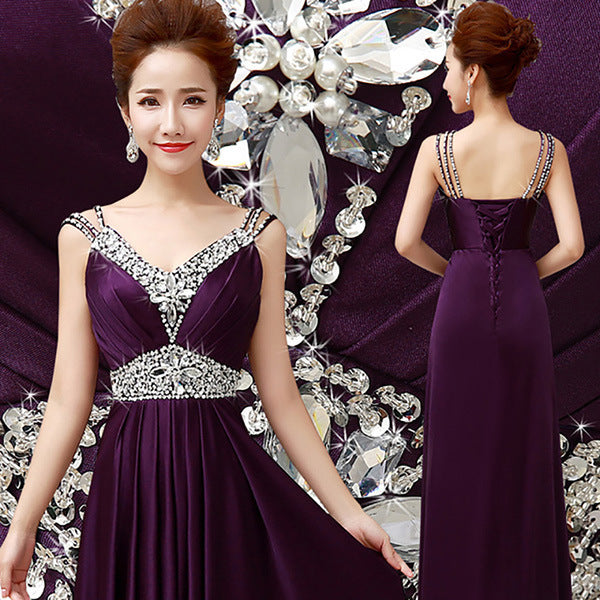 Women Sleeveless Sexy A-Line Formal Gown