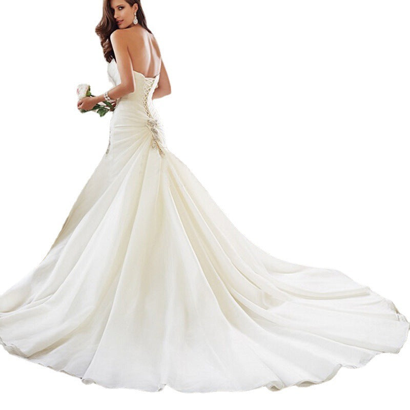 Strapless Fitted Sweetheart Gown