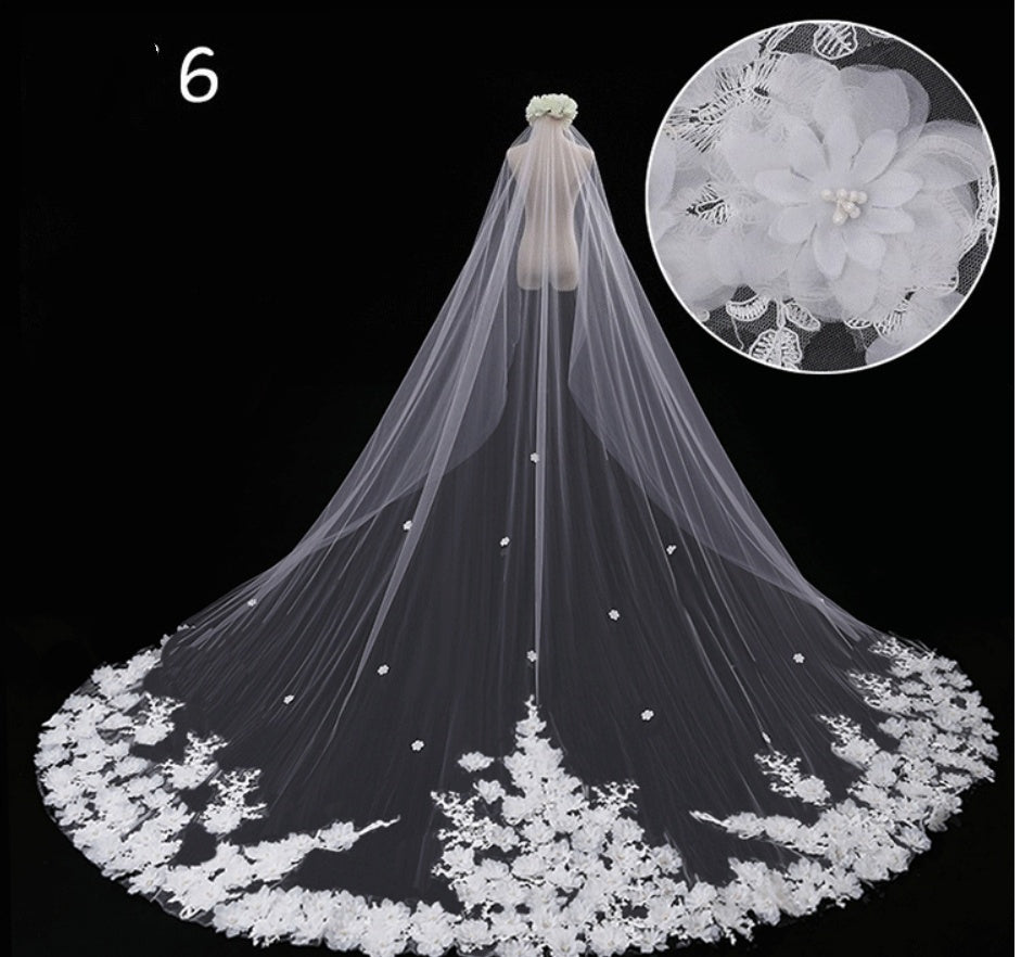 Long Fairytale Veil, your choice of style