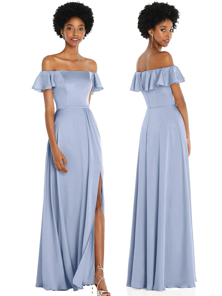 Matched Styles Satin Event Dresses