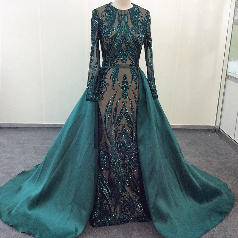 Women's Dark Green Event Dress