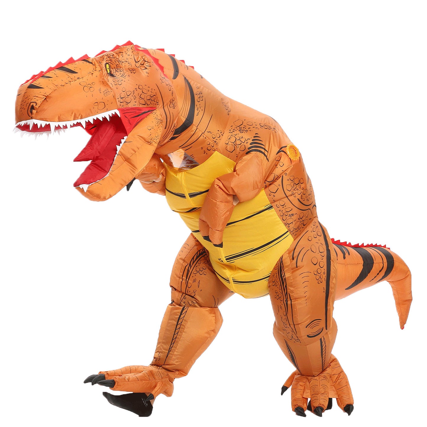 Inflatable Raptor Dinosaur Costume