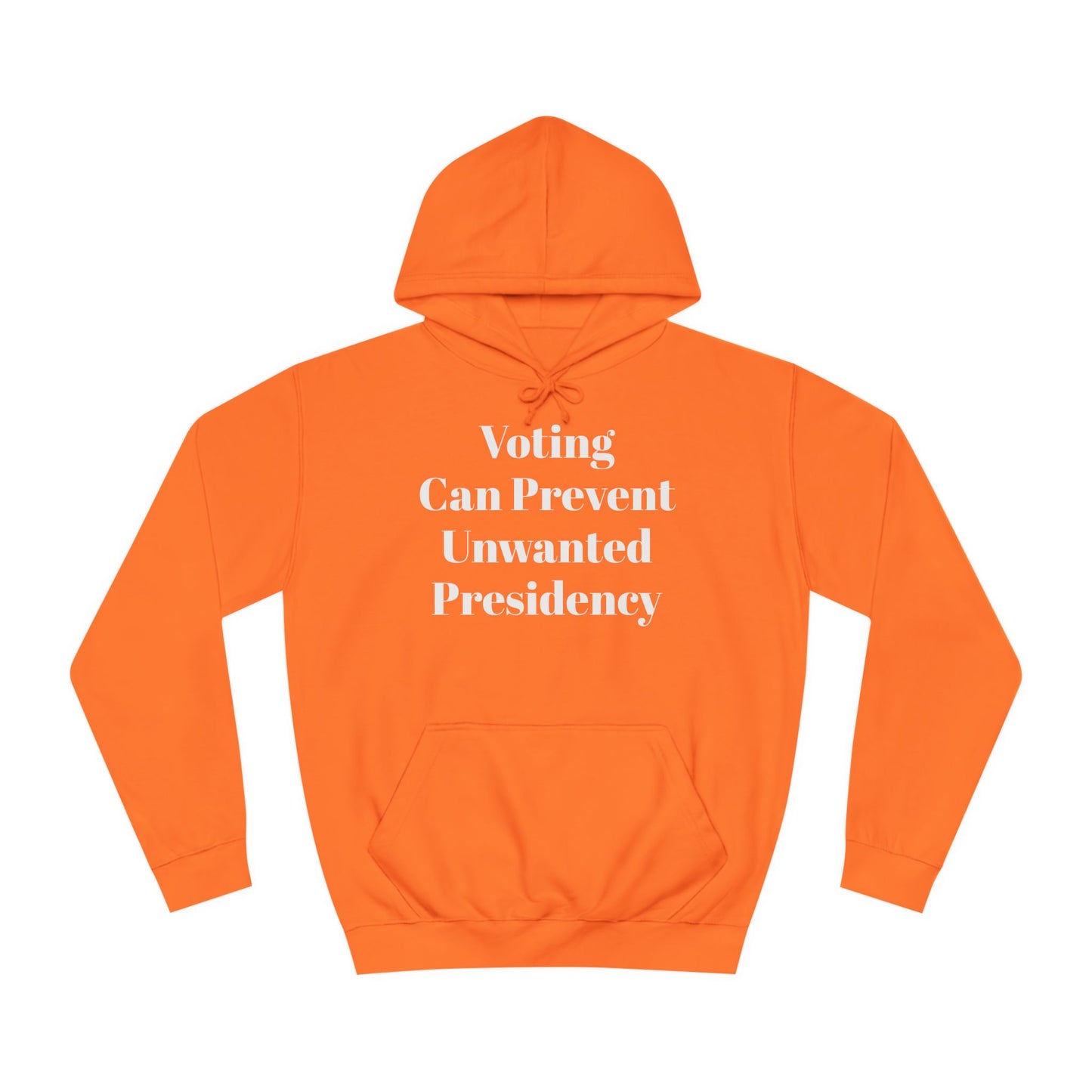 Unisex College Hoodie "Voting..." Political Hoodie