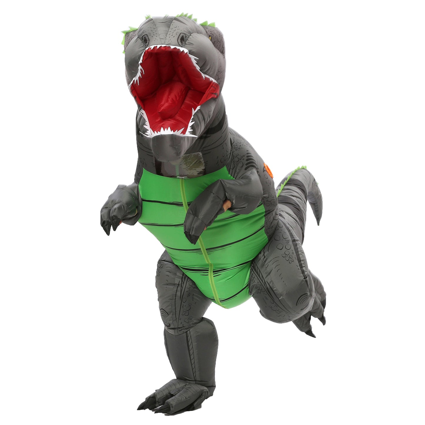 Inflatable Raptor Dinosaur Costume