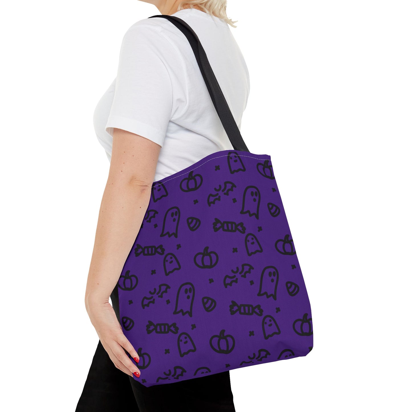 Halloween Themed Double Sided Treat Tote