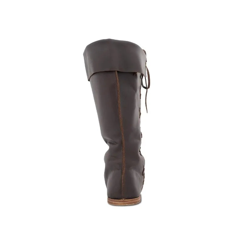 Unisex Cosplay Faux Leather High Boots