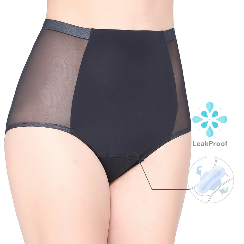 Leak-proof High Waist Mesh Women's Underwear