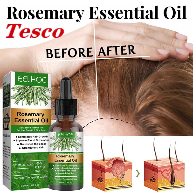 Rosemary + Black Castor Oil Hair Serum