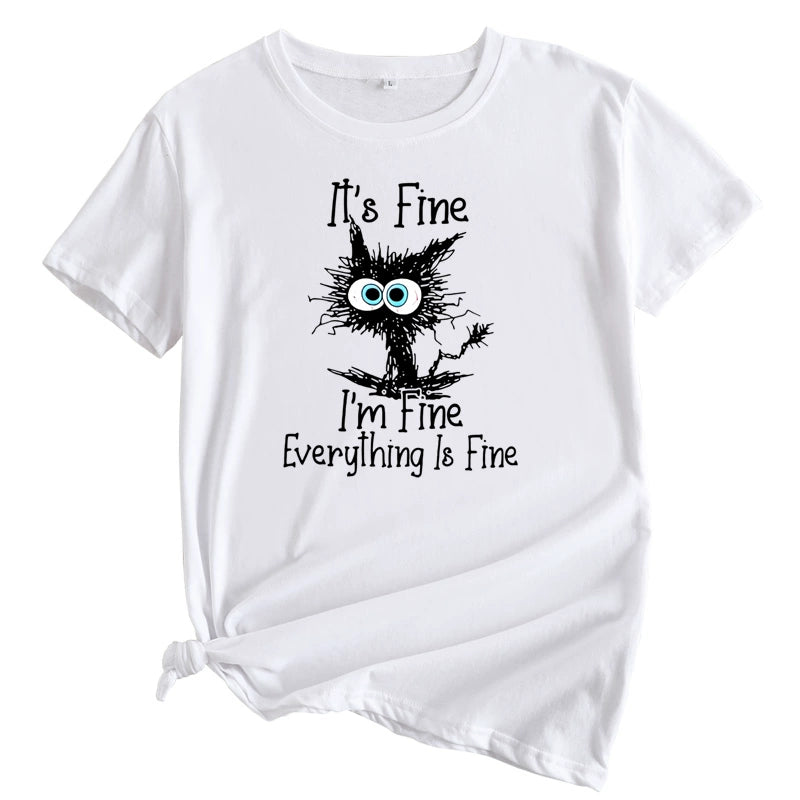 I'm Fine... Funny Women's Tee Shirt