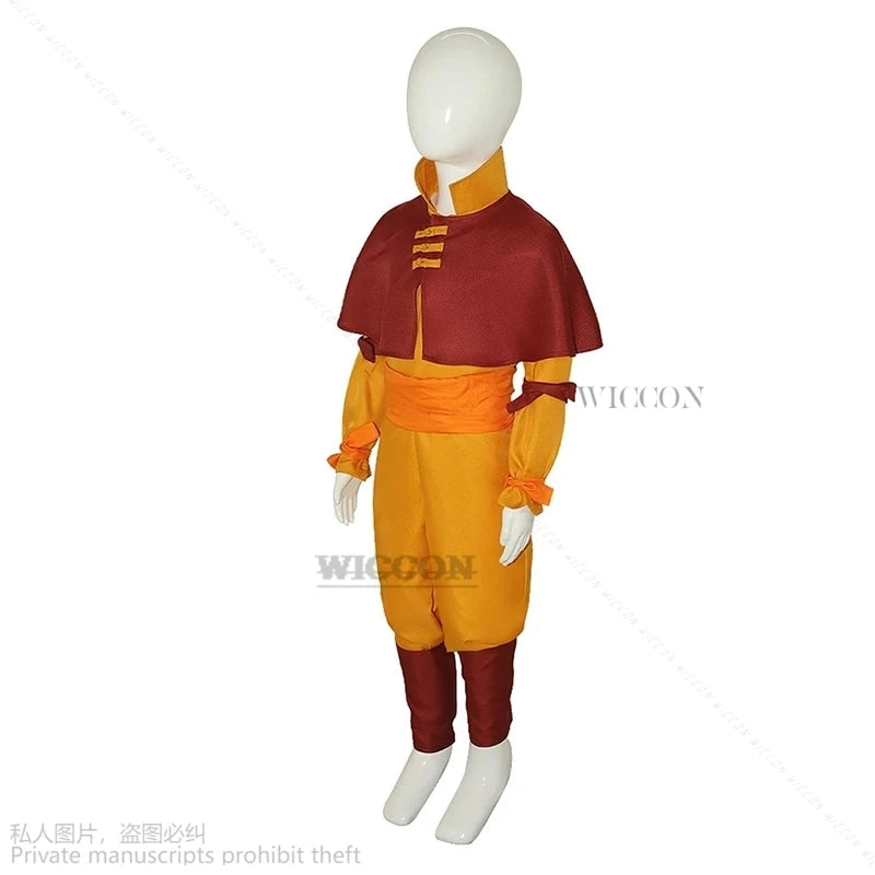 The Last Airbender Avatar Aang Cosplay Jumpsuit