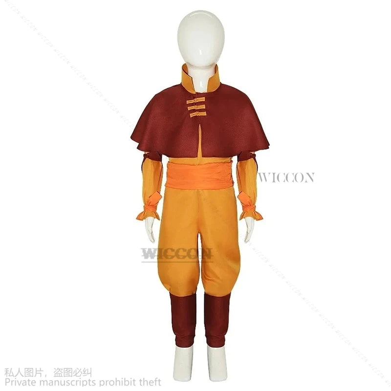 The Last Airbender Avatar Aang Cosplay Jumpsuit