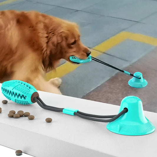 Dog Suction Cup Ball Treat Toy