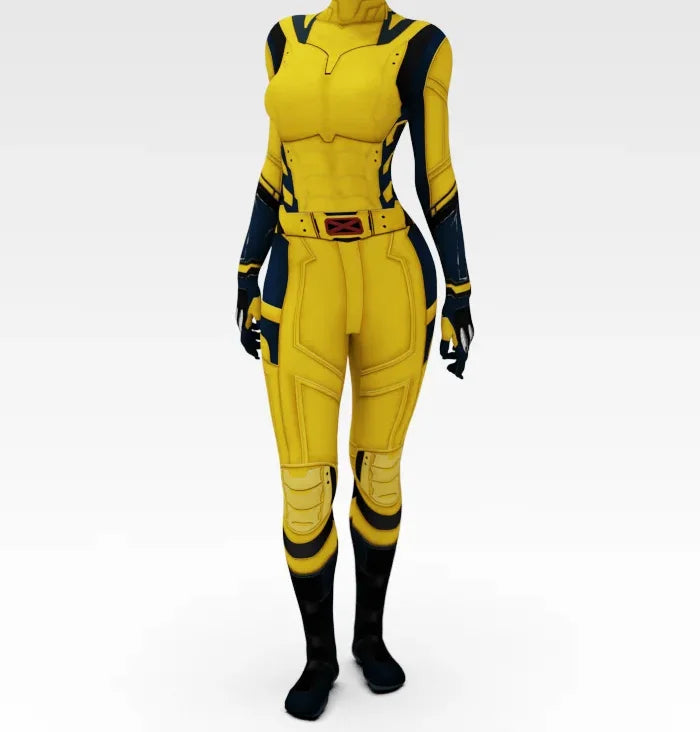 Wolverine Female Spandex Cosplay Costume