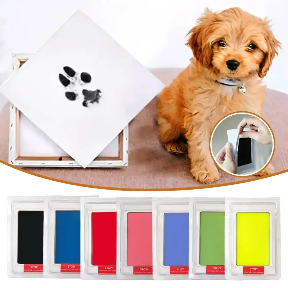 Dog Cat Footprint Pad Paw Print Ink Kit Z0F1