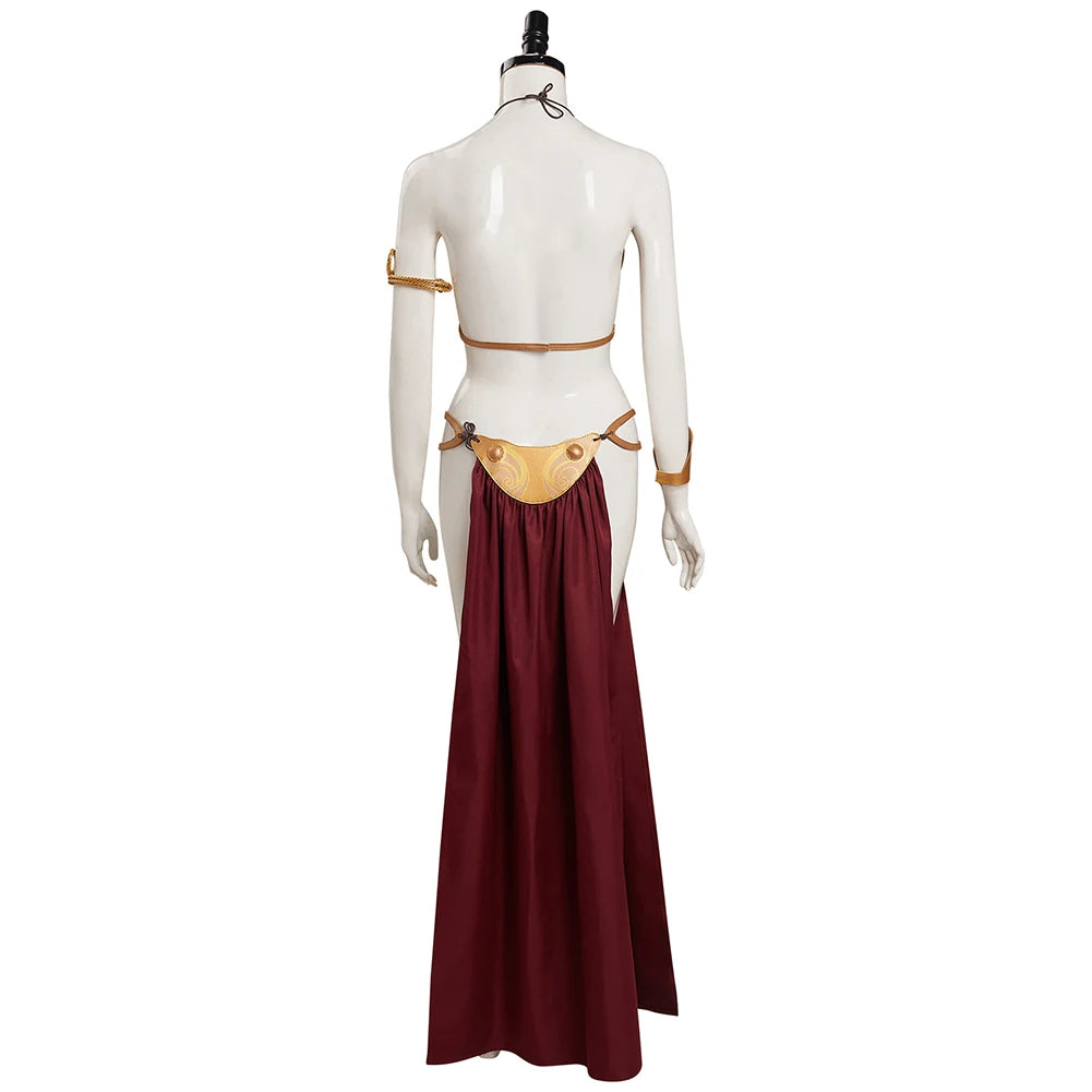 Return of the Jedi Princess Leia Cosplay Costume Sexy Dress Outfits Halloween Carnival Suit