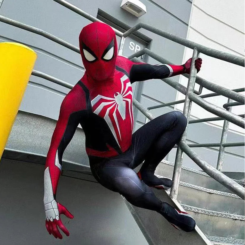 Black PS5 Advanced Spiderman Costume Cosplay