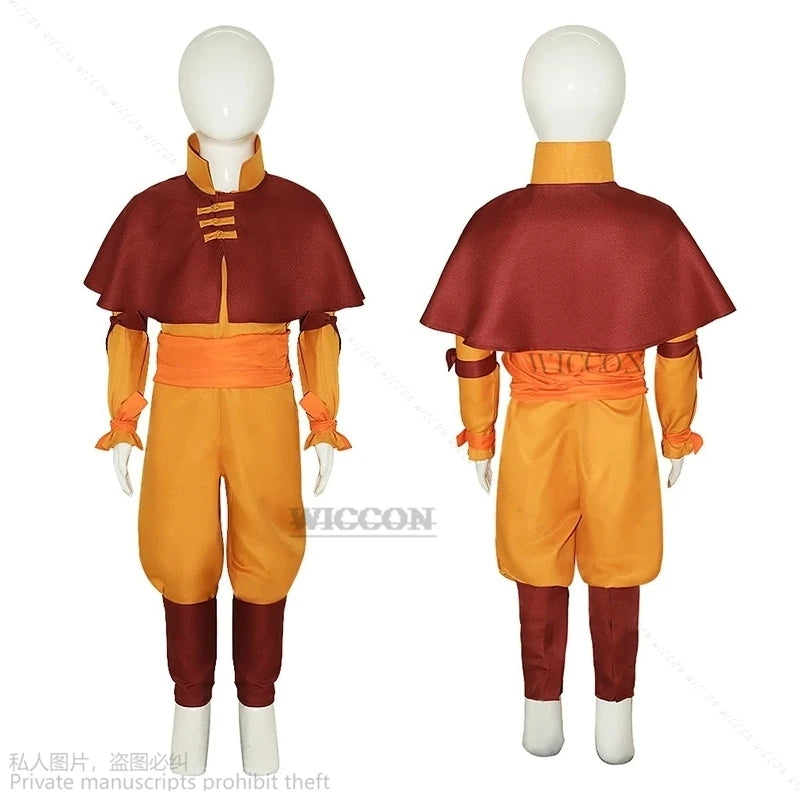 The Last Airbender Avatar Aang Cosplay Jumpsuit