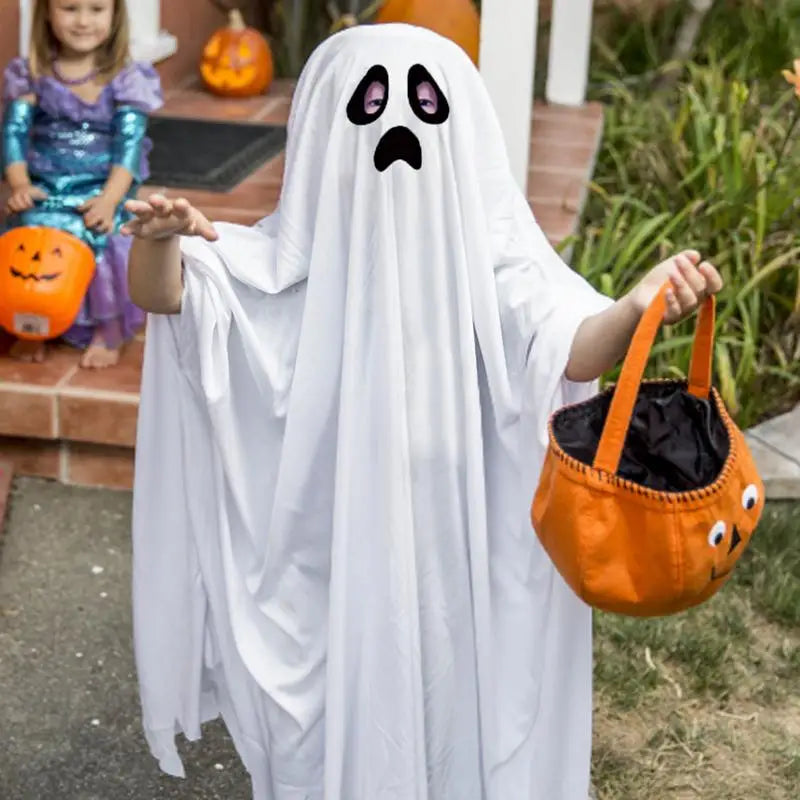 White Sheet Ghost Costume For Kids