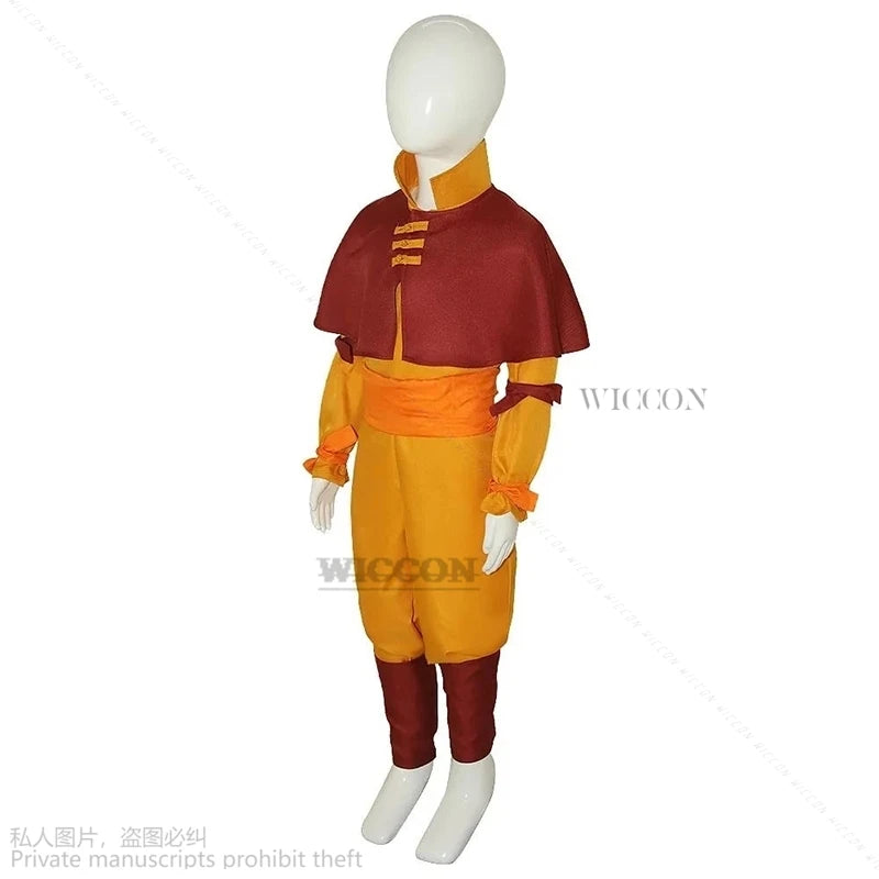 The Last Airbender Avatar Aang Cosplay Jumpsuit