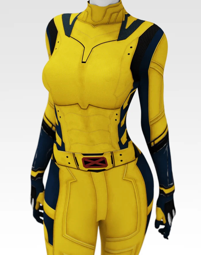 Wolverine Female Spandex Cosplay Costume