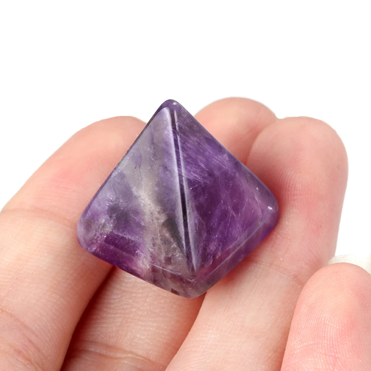 1pc Natural Agate Stone Gems Mineral Crystal Quartz Mini Pyramid Chakra Reiki Energy Healing Point Tower Room Home Decoration