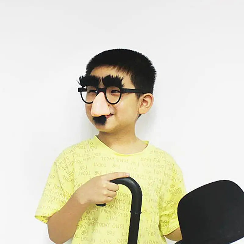 Mustache Eyebrow Glasses Mask