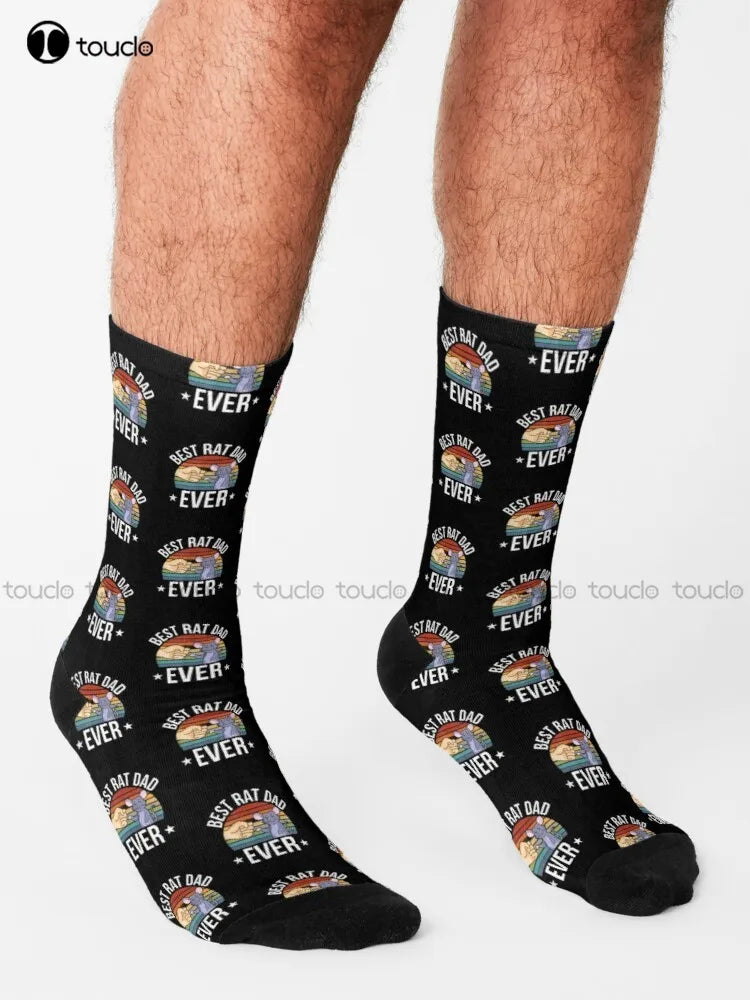 Best Rat Dad Ever Father's Day Socks gift