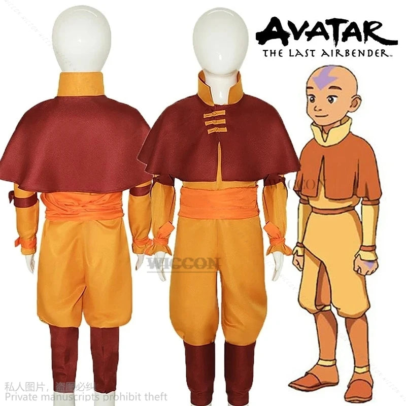 The Last Airbender Avatar Aang Cosplay Jumpsuit