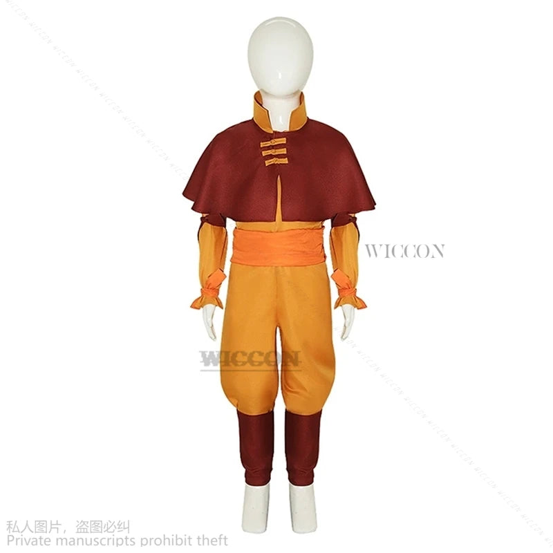 The Last Airbender Avatar Aang Cosplay Jumpsuit