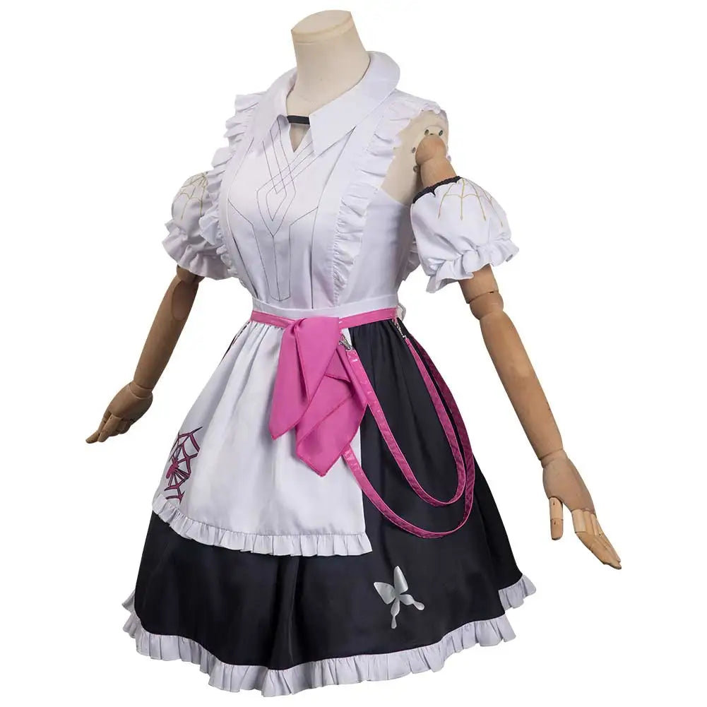 Lolita Maid Kafka Cosplay Fantasy Kawaii Cute Game Honkai Maid Dress Outfits Adult Women Halloween Roleplay Fantasia Outfits