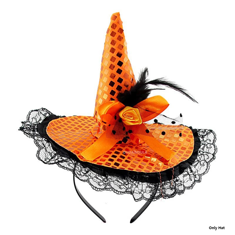 Pumpkin Witch Costume Sets for Toddlers/Girls