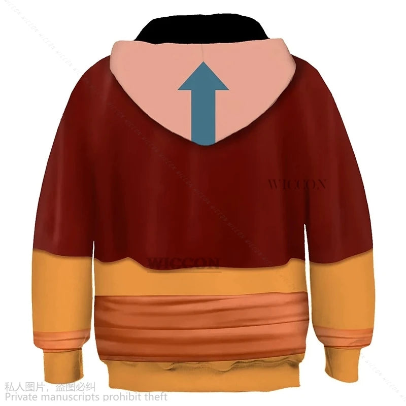 The Last Airbender Avatar Aang Cosplay Jumpsuit