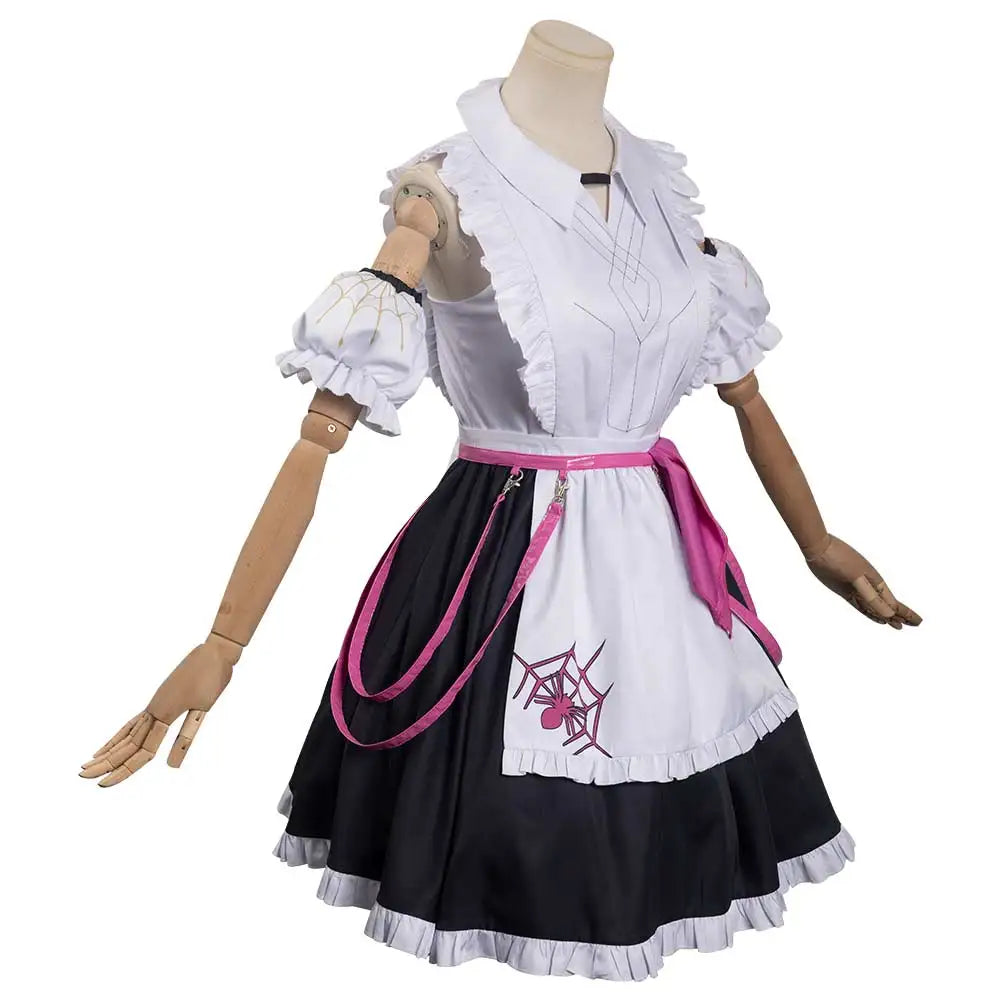 Lolita Maid Kafka Cosplay Fantasy Kawaii Cute Game Honkai Maid Dress Outfits Adult Women Halloween Roleplay Fantasia Outfits