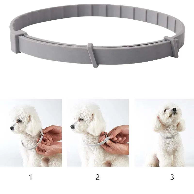 Adjustable Flea and Tick Collar for Cats and Dogs