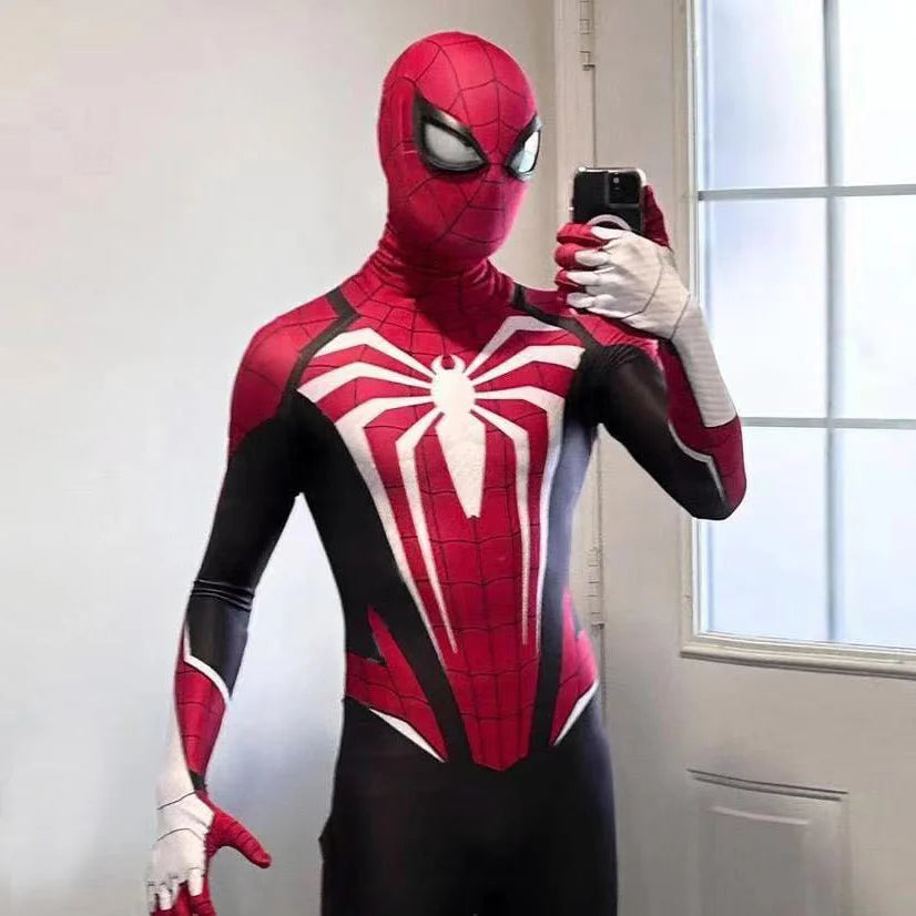 Black PS5 Advanced Spiderman Costume Cosplay