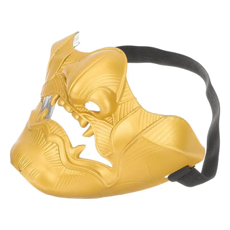 Japanese Ghost Kabuki Half Face Armor Mask