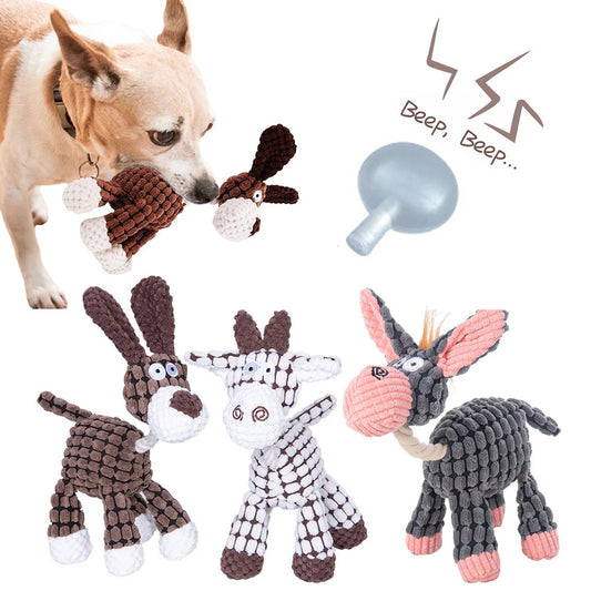 Tough Plush Dog Toy