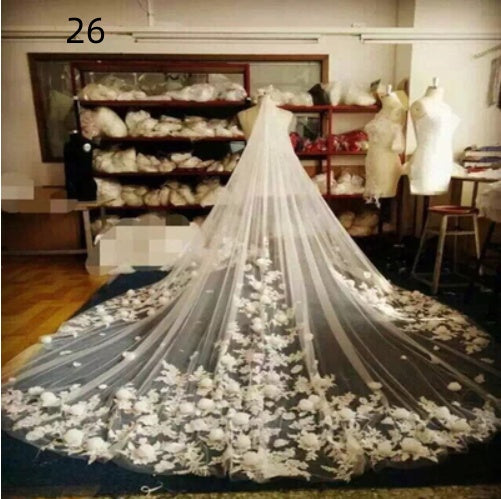 Long Fairytale Veil, your choice of style