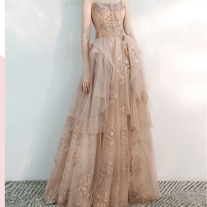 Toast Tulle and Lace Dress