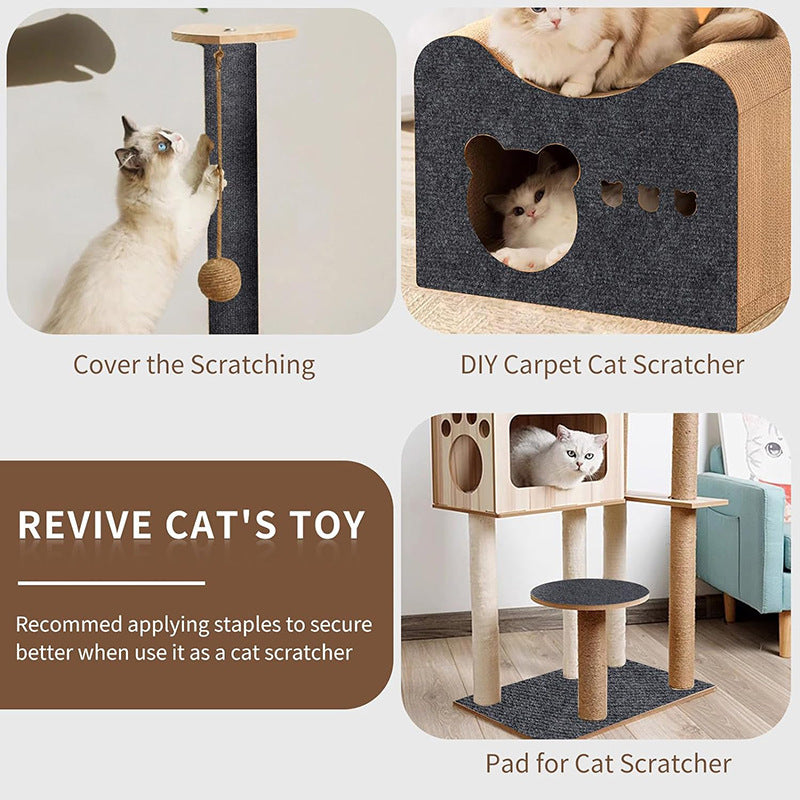 Cat Scratcher Self-adhesive Carpet