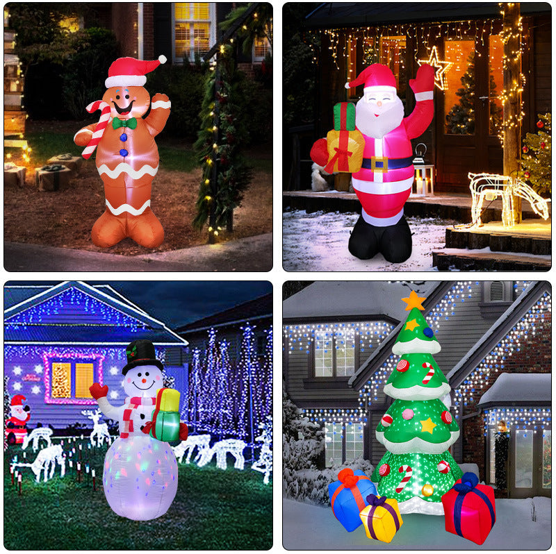 Christmas LED Lights Glowing Outdoor Yard Garden Decor