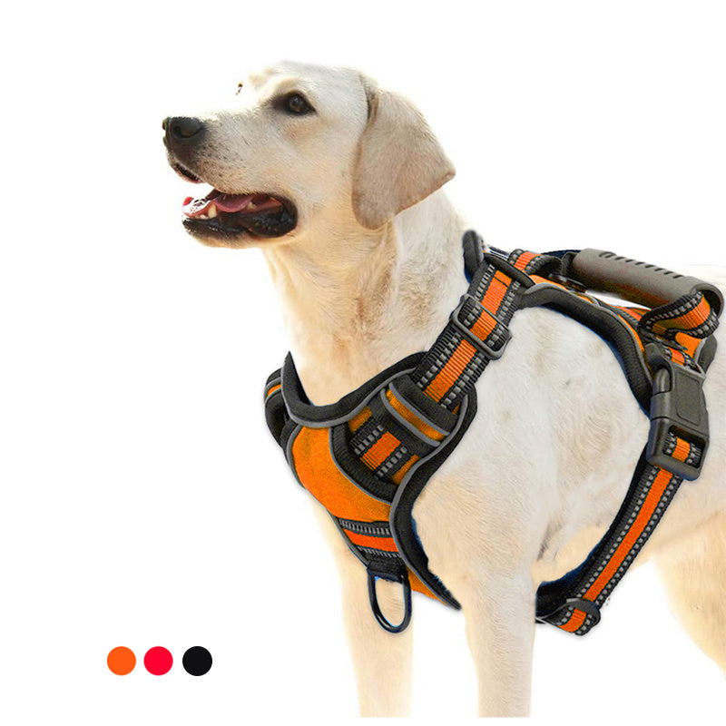 No Pull Breathable Reflective Pet Harness Vest