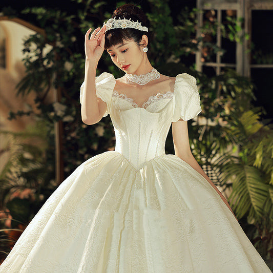 Vintage Snow White Ball Gown