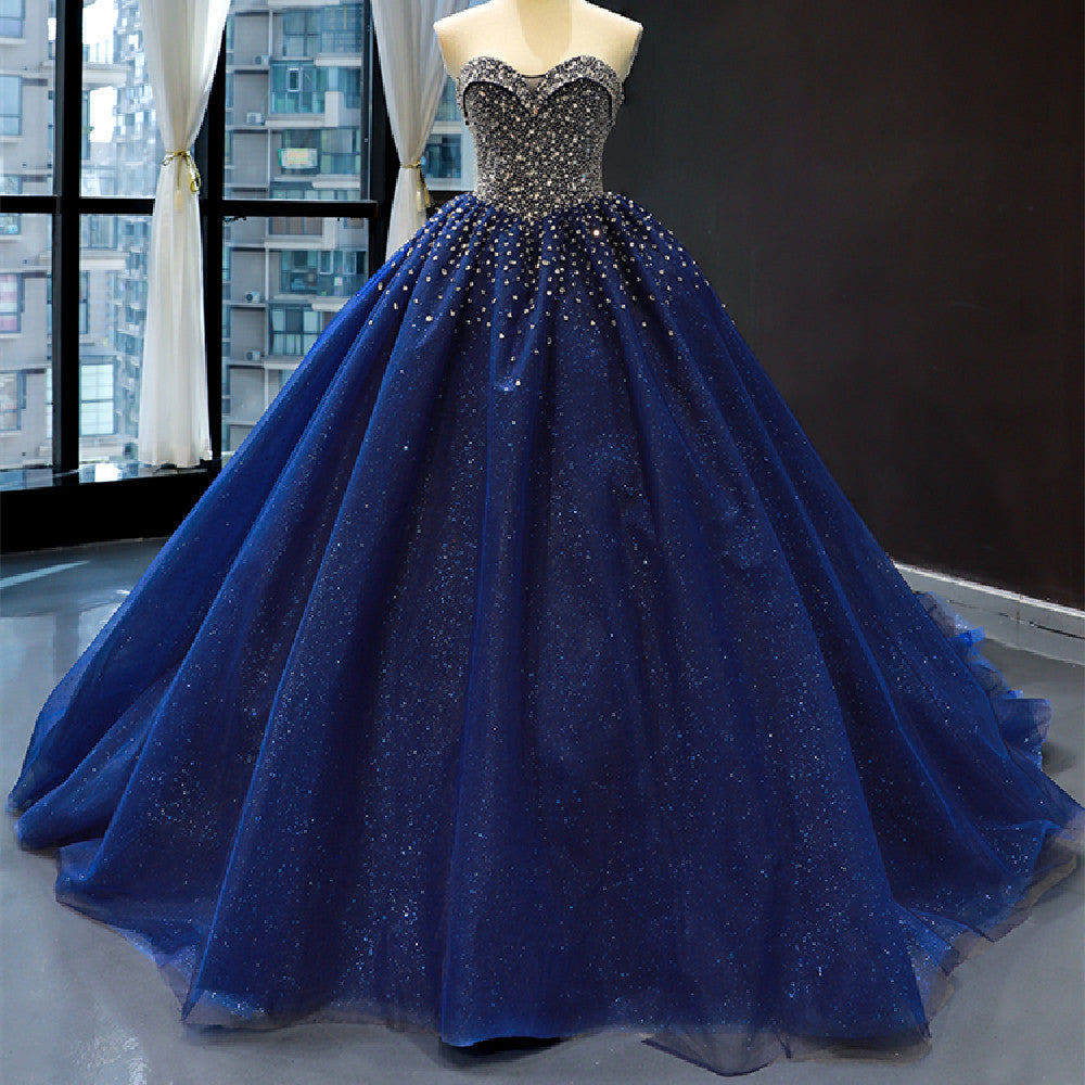 Super Glitter Sweet Heart Ball Gown