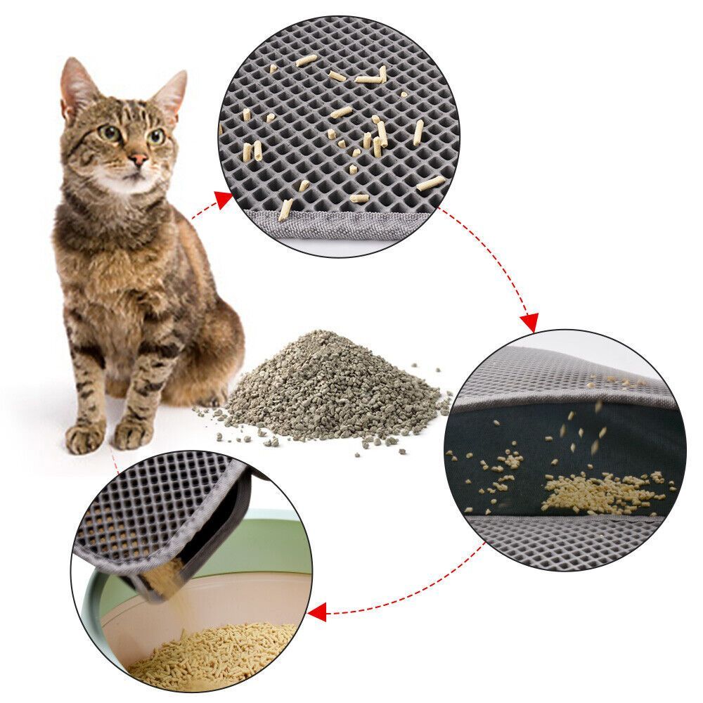 Honeycomb Double Layer EVA Cat Litter Pad